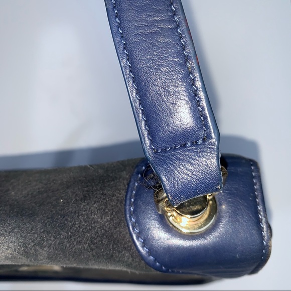 Tory Burch Hannah Shoulder Bag Blue - Picture 6 of 16